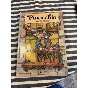 Vintage Pinocchio A Magic Pop-Up Book Platt & Munk Hardcover Collectible